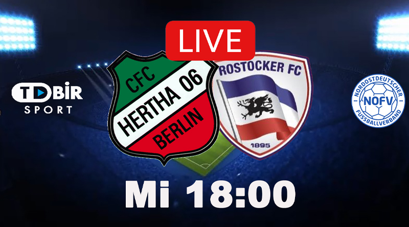 You are currently viewing Mi LIVE: Hertha 06 vs Rostocker FC